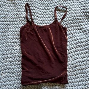 Banana Republic XS Chocolate Brown cami tank top